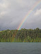Rainbow over Dunham Lake